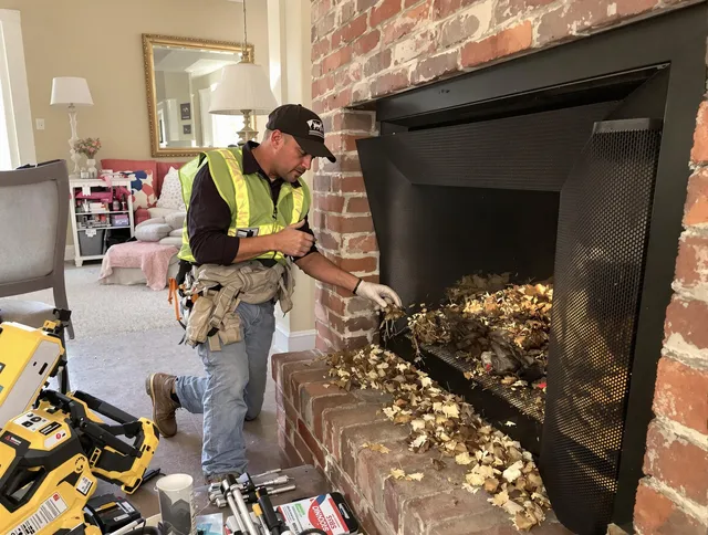 Safe screening installation by Coventry Chimney Sweep in Coventry, CT