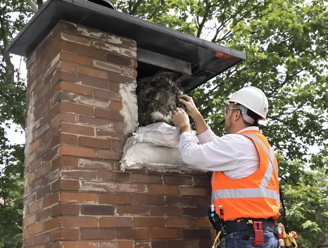 Humane removal of debris and animals by Coventry Chimney Sweep in Coventry, CT