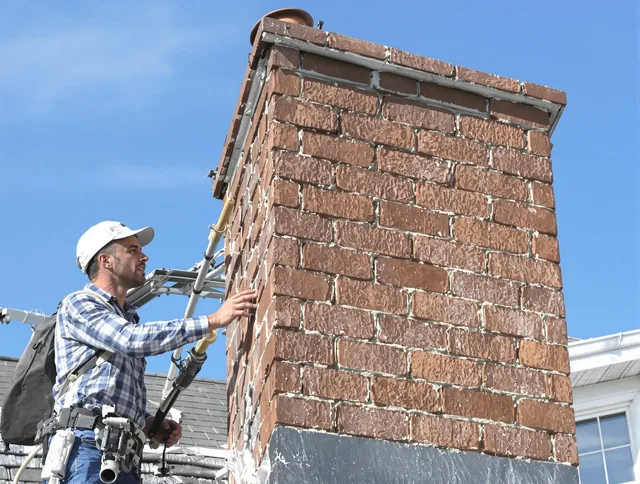 Brickwork for a chimney rebuild by Coventry Chimney Sweep in Coventry, CT