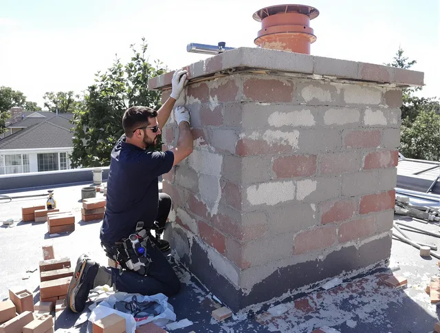 Advanced chimney repair process by Coventry Chimney Sweep in Coventry, CT