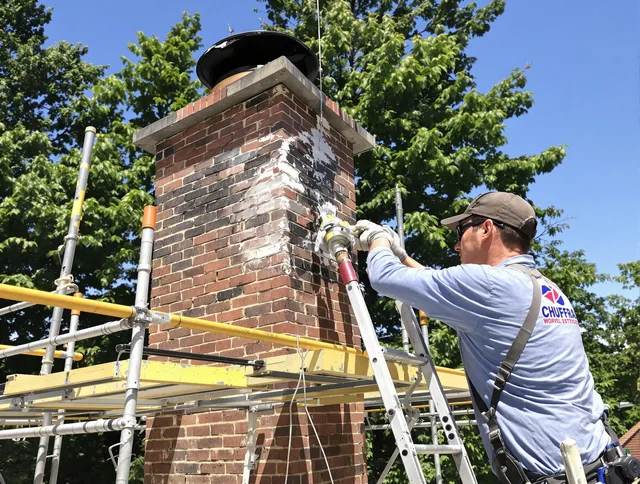 Structural chimney repair by Coventry Chimney Sweep in Coventry, CT
