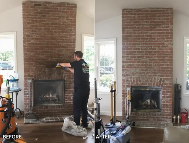 Finished chimney sweeping service by Coventry Chimney Sweep in Coventry, CT