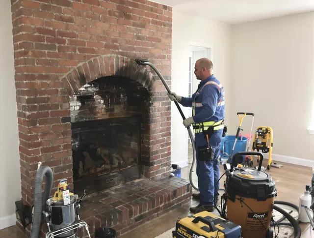 Coventry Chimney Sweep expert performing detailed chimney sweep in Coventry, CT