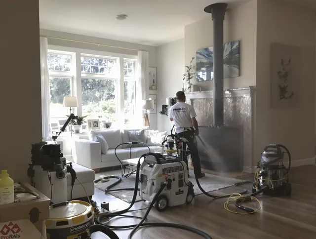 Soot removal service by Coventry Chimney Sweep for a fireplace in Coventry, CT